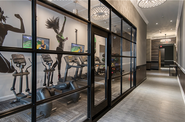 State-of-the-art fitness center