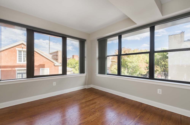 Abundant windows and natural light