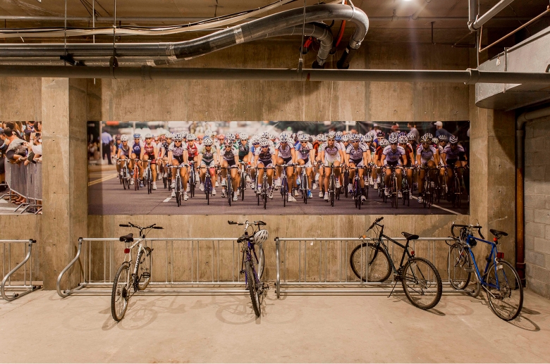 Barringer Residences large bike room 