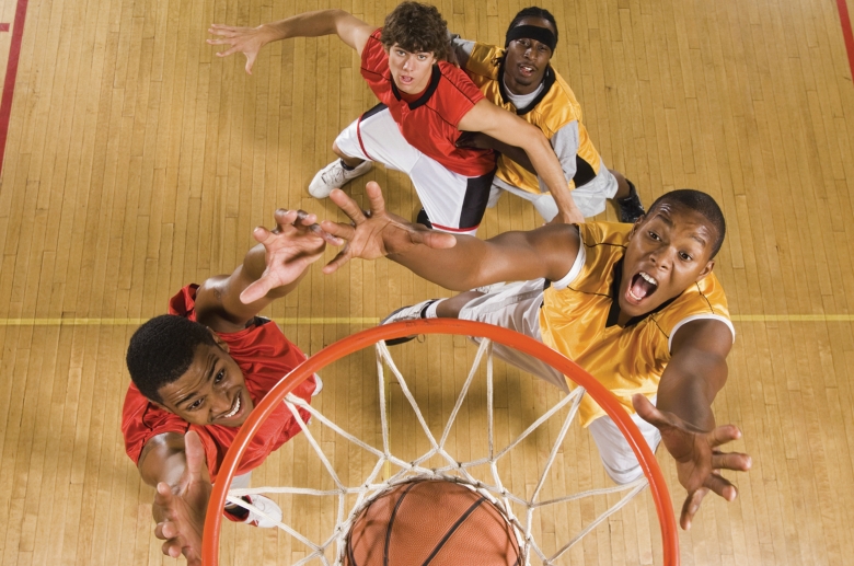 The Residences at The R. J. Reynolds Building indoor basketball