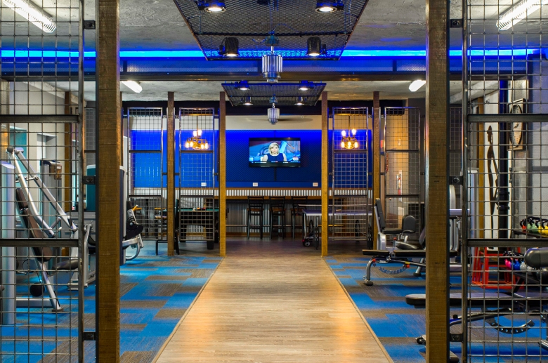Fully-equipped resident fitness center