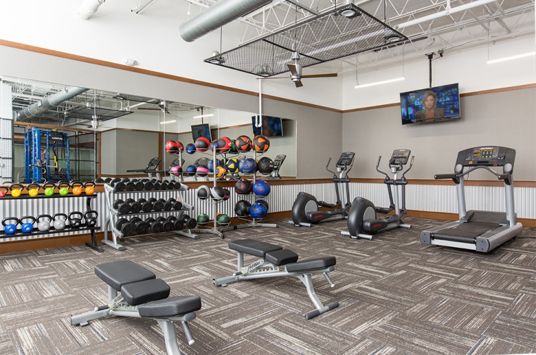 State-of-the-art fitness center at State-of-the-art fitness center