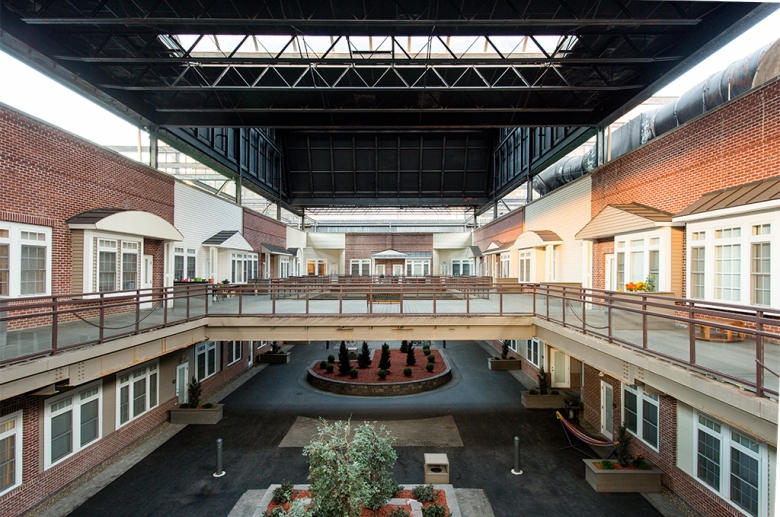 Interior of the Residence Court