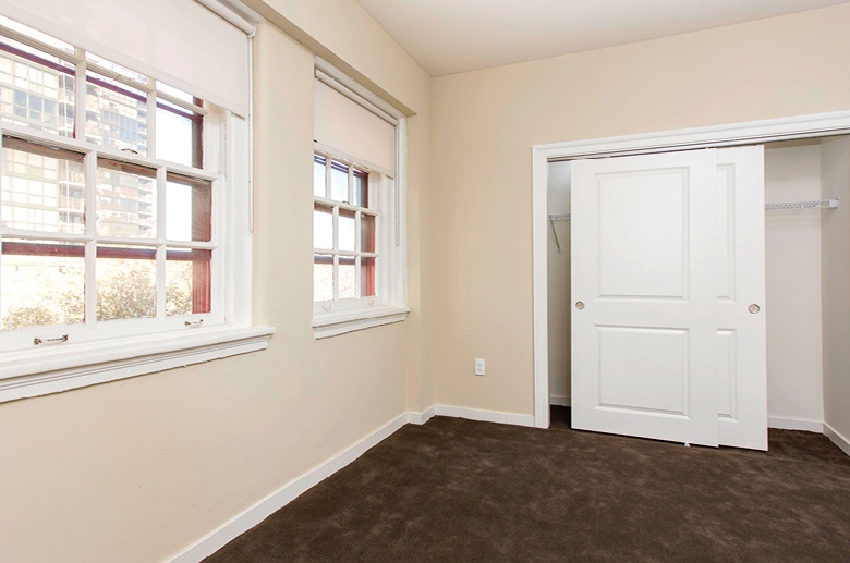 Bedroom with ample storage