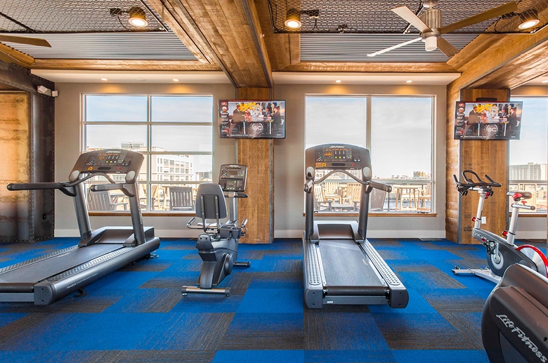 Cardio equipment at 2121 Market Street