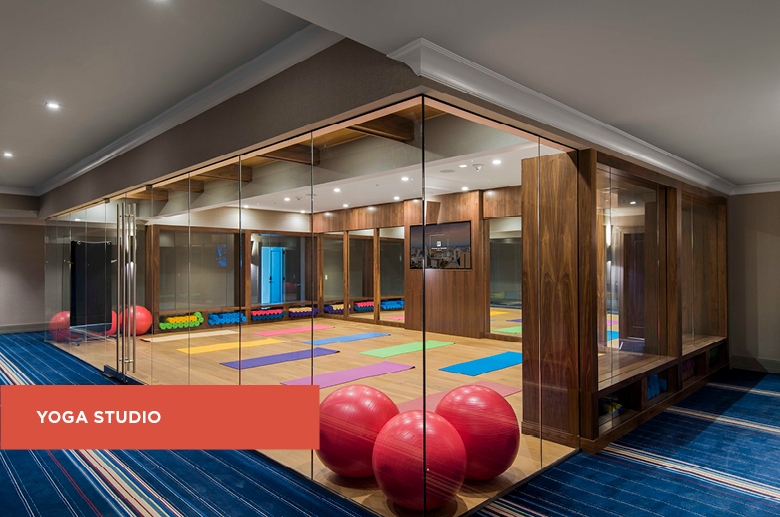 Yoga studio at Franklin Tower