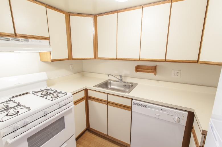 Kitchen featuring gas oven