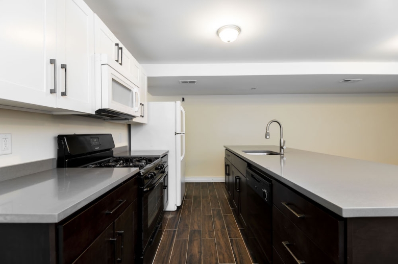 Upgraded appliances and granite countertops