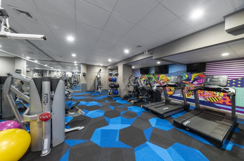 State-of-the-art on-site fitness center