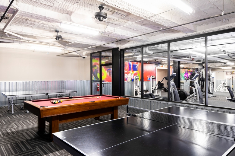 Billiards and ping pong tables