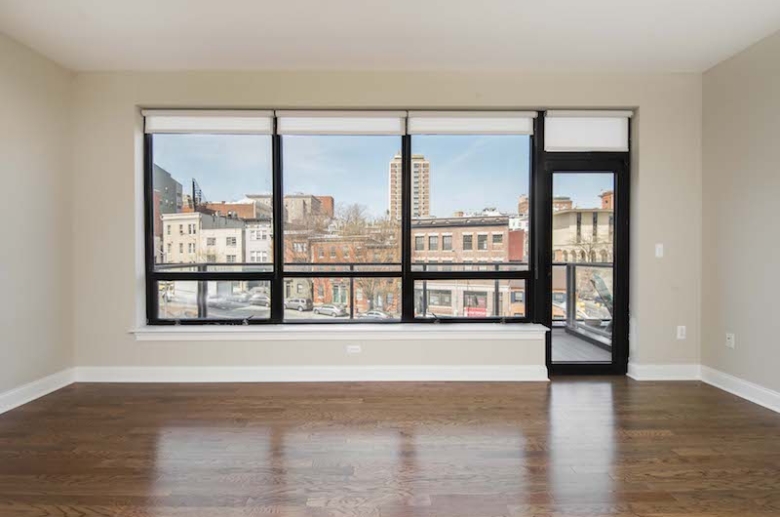 Gleaming hardwood floors