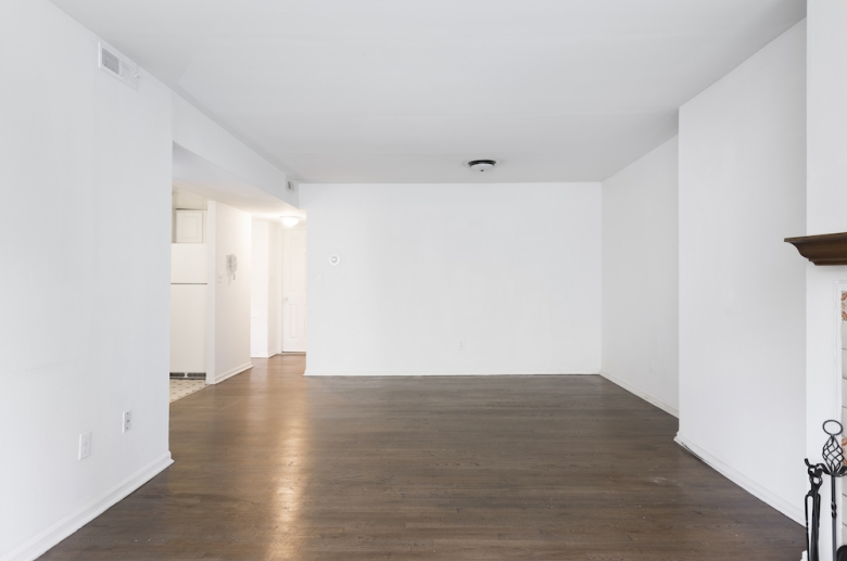 Gleaming hardwood floors