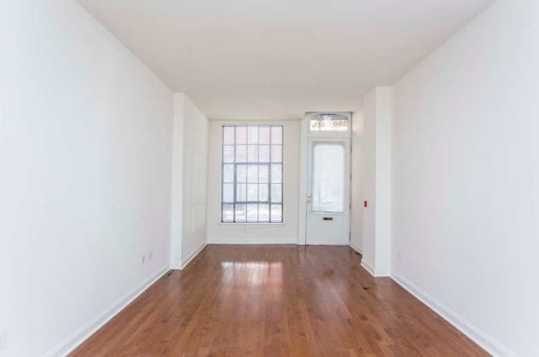 Gleaming hardwood floors