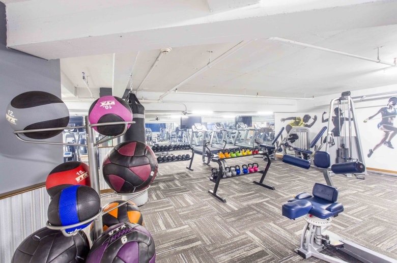 Parkway House resident fitness center