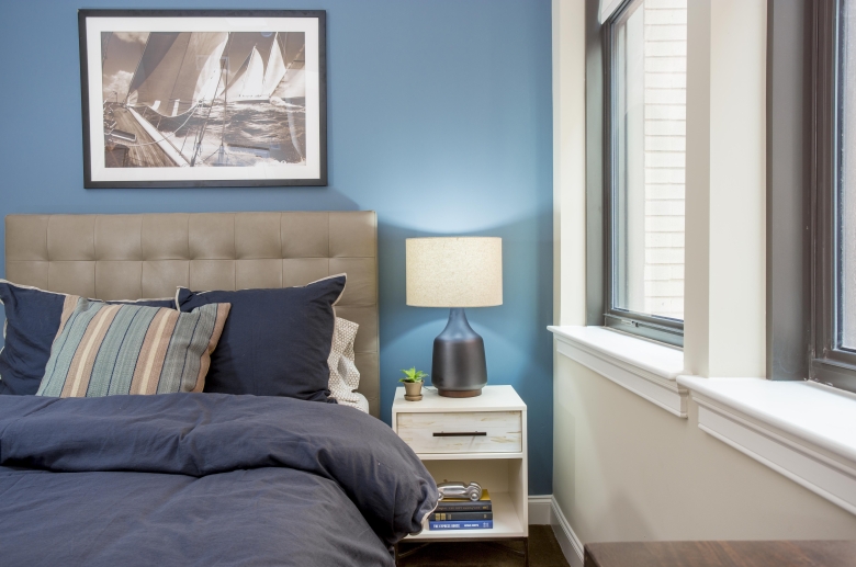 Bedroom with abundant natural light