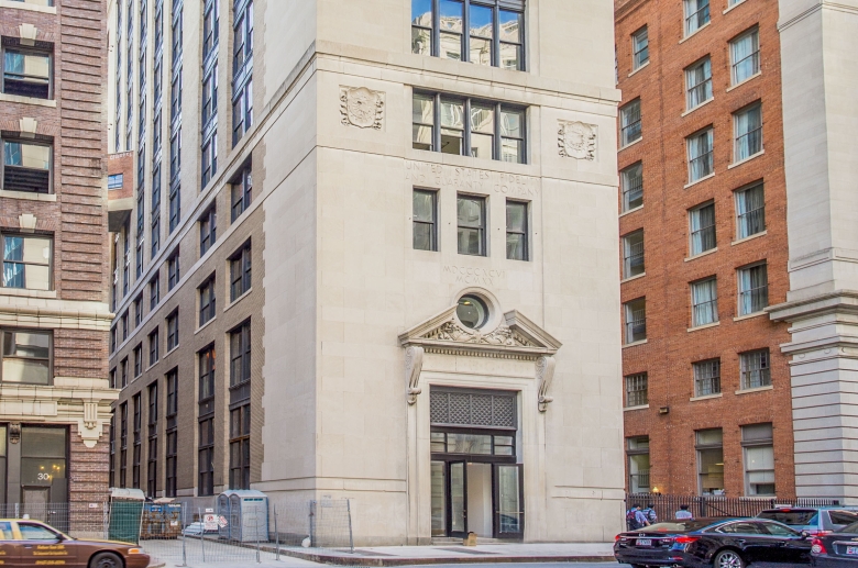 The high-rise historic 26 Calvert Street Apartments