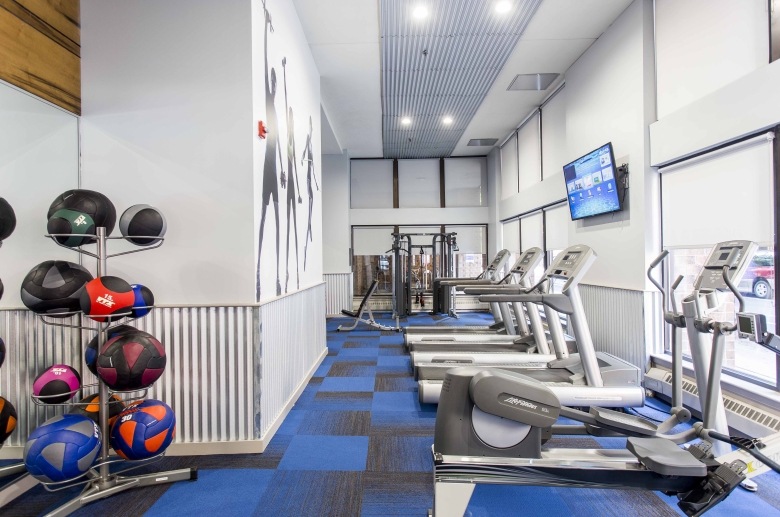 Barringer Residences cardio training equipment