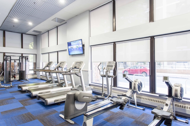 Strength equipment at Barringer Residences