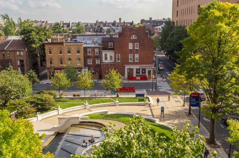 A view from the rooftop deck at Barringer Residences