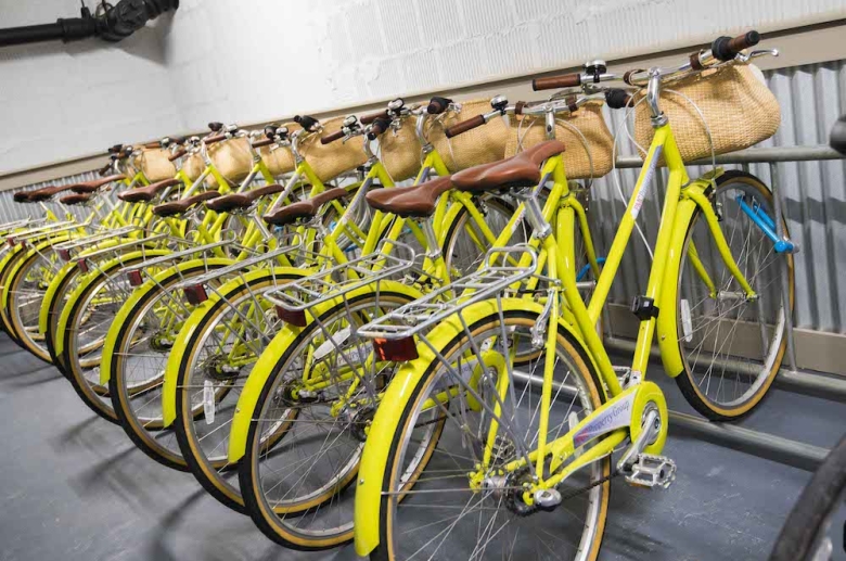 Bike room and storage