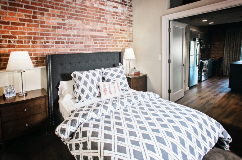 Bedroom hardwood flooring