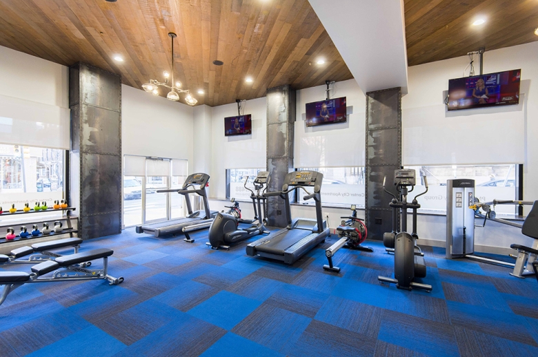 Fully-furnished on-site fitness center