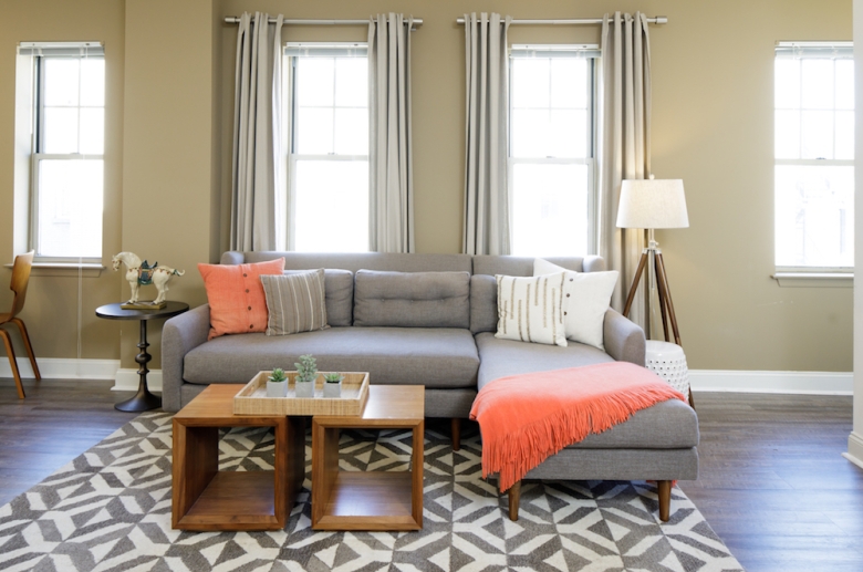 Generously sized open floorplans