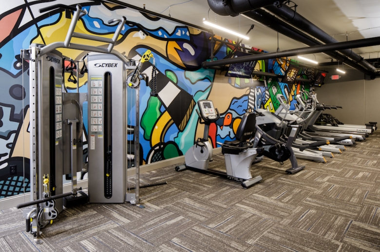 State-of-the-art fitness center