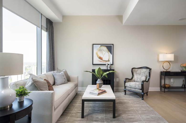 Open concept living space