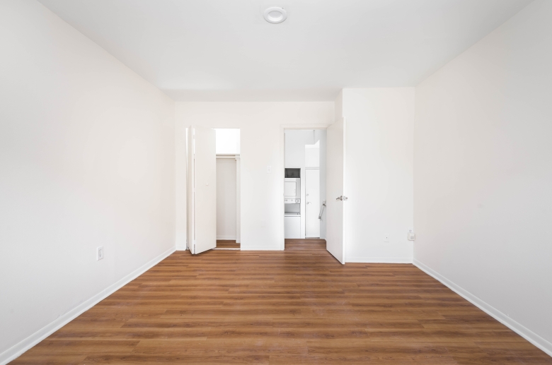 Bedroom with ample storage