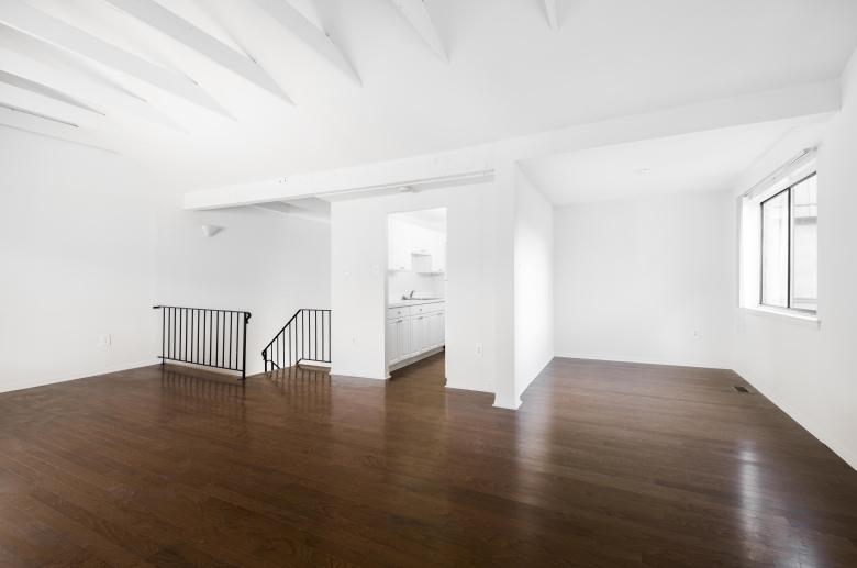 Gleaming hardwood floors