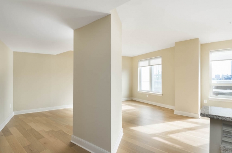Expansive windows with custom solar shades