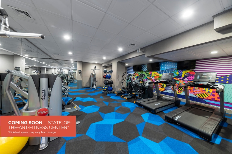 State-of-the-art fitness center