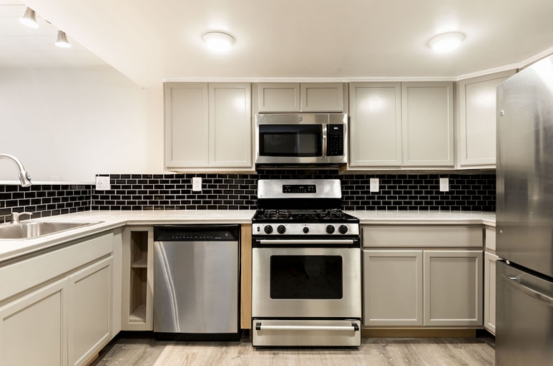 Open-concept modern kitchen