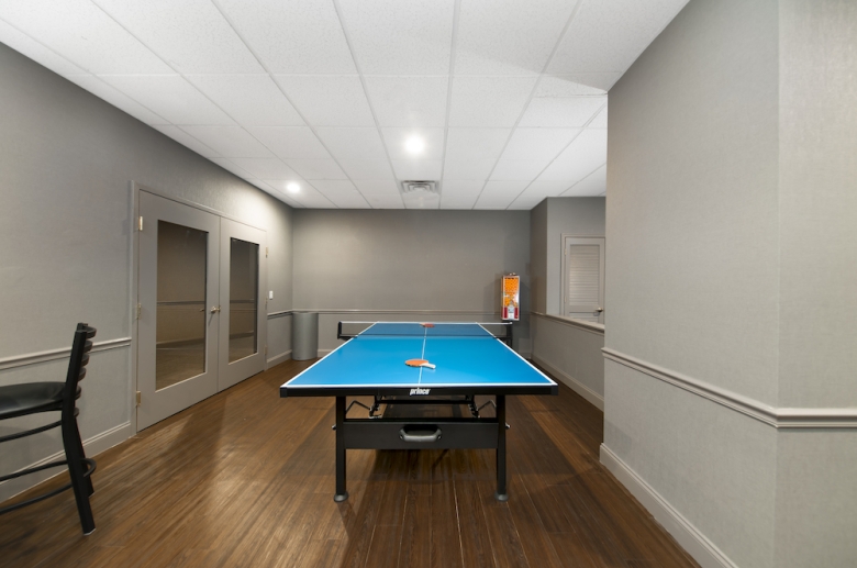 Resident lounge with table games