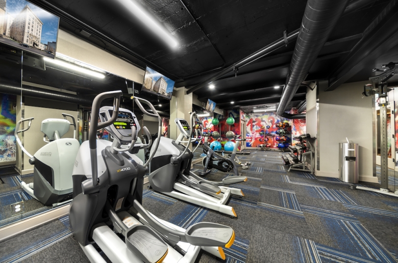 State-of-the-art fitness center