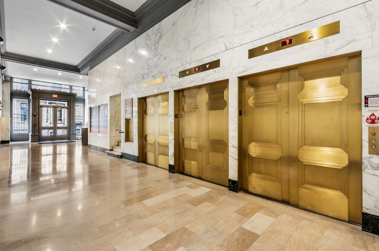 Elevator bank