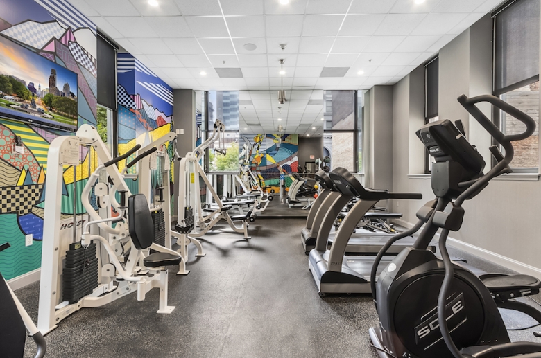 Fully equipped fitness center