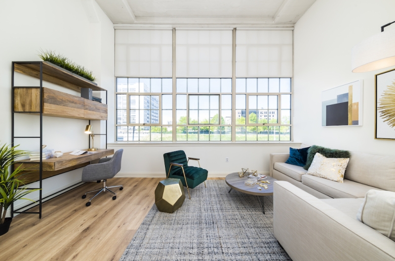 Generously sized entertaining space