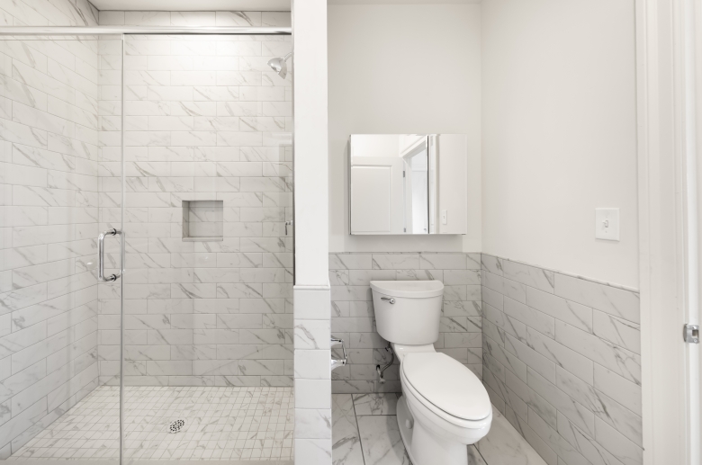Updated modern bathroom