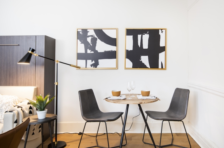 Dining space at Adelphia House