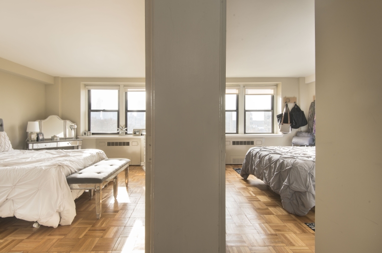 Parkway House bedrooms with hardwood flooring