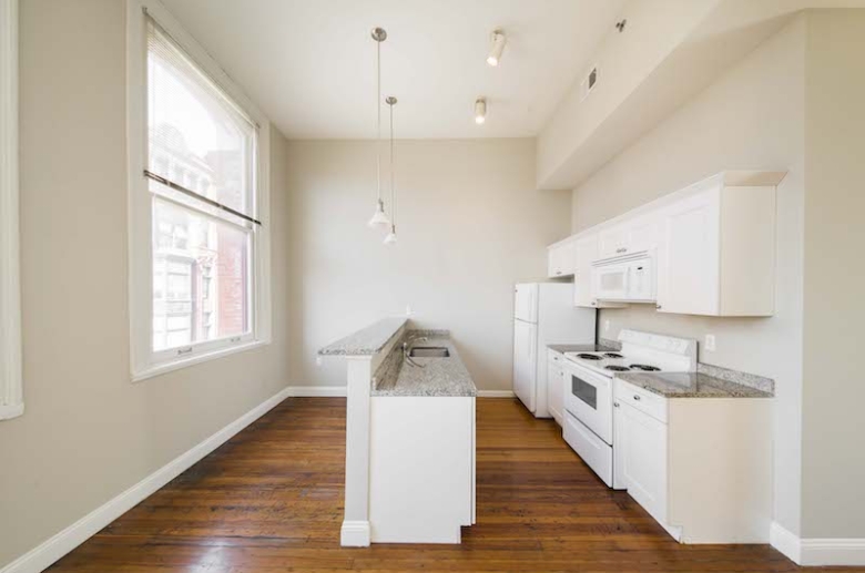 Open concept kitchen