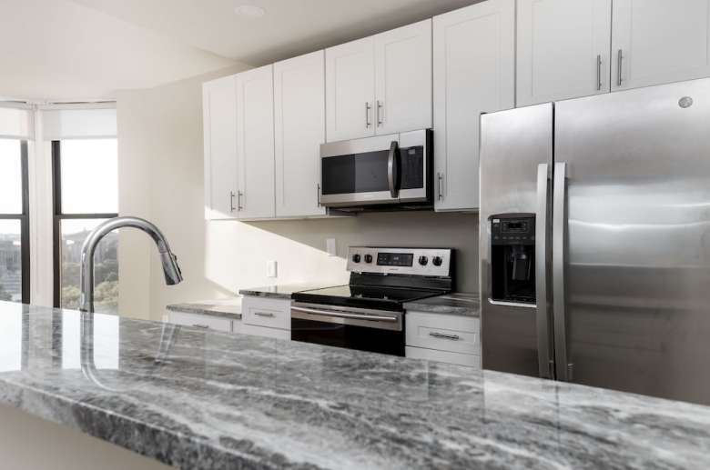Open concept kitchen