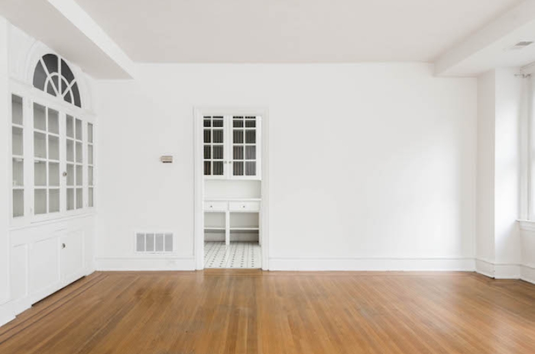 The Vida's historic built-in shelving and storage