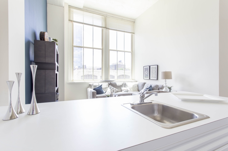 Open concept kitchen
