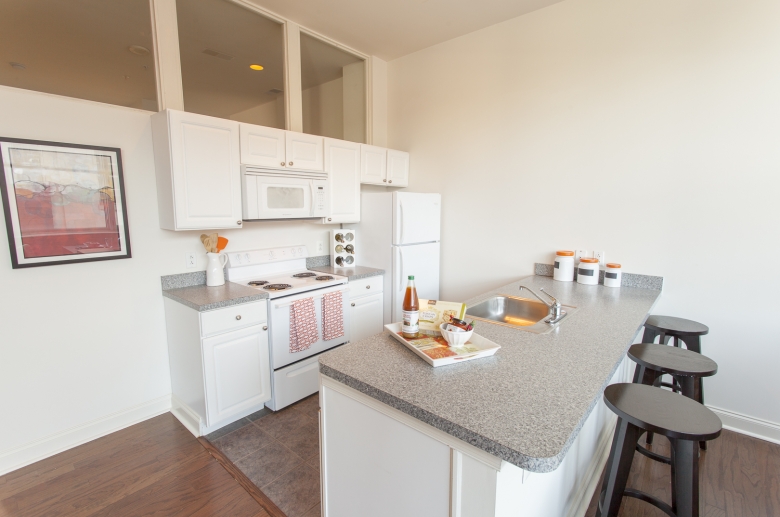 Open concept kitchen