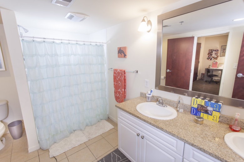 Classic bathroom inside the master bedroom