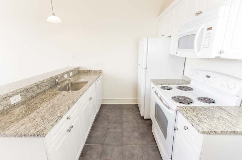 Open concept kitchen