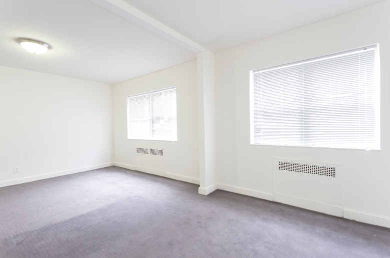 Common spaces feature abundant natural light and fresh wall to wall carpeting